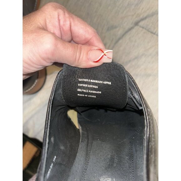 Stacy Adams Black Dunbar Wingtip Oxford Leather Lace Up Dress Shoes Size 13 M - Picture 7 of 8